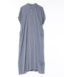 からみ織シャツワンピース