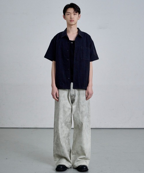 THE CLE（ザクレ）の「CORE STRAIGHT DENIM / コアストレートデニム（デニムパンツ・メンズ・ホワイト/ブラック/ブルー・SMALL/MEDIUM/LARGE）」の8枚目の写真