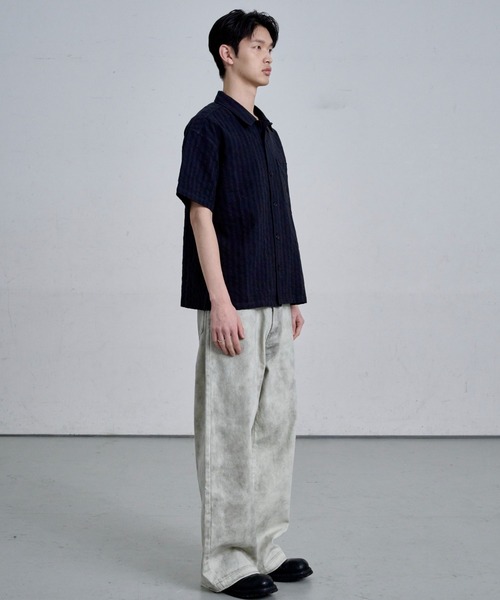 THE CLE（ザクレ）の「CORE STRAIGHT DENIM / コアストレートデニム（デニムパンツ・メンズ・ホワイト/ブラック/ブルー・SMALL/MEDIUM/LARGE）」の9枚目の写真