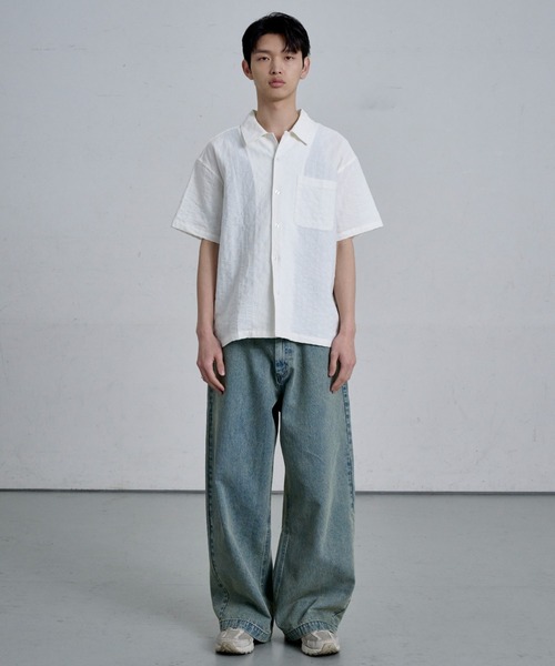 THE CLE（ザクレ）の「CORE STRAIGHT DENIM / コアストレートデニム（デニムパンツ・メンズ・ホワイト/ブラック/ブルー・SMALL/MEDIUM/LARGE）」の10枚目の写真