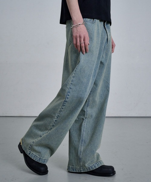 THE CLE（ザクレ）の「CORE STRAIGHT DENIM / コアストレートデニム（デニムパンツ・メンズ・ホワイト/ブラック/ブルー・SMALL/MEDIUM/LARGE）」の15枚目の写真