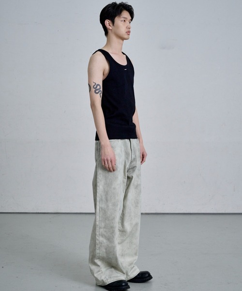 THE CLE（ザクレ）の「CORE STRAIGHT DENIM / コアストレートデニム（デニムパンツ・メンズ・ホワイト/ブラック/ブルー・SMALL/MEDIUM/LARGE）」の21枚目の写真