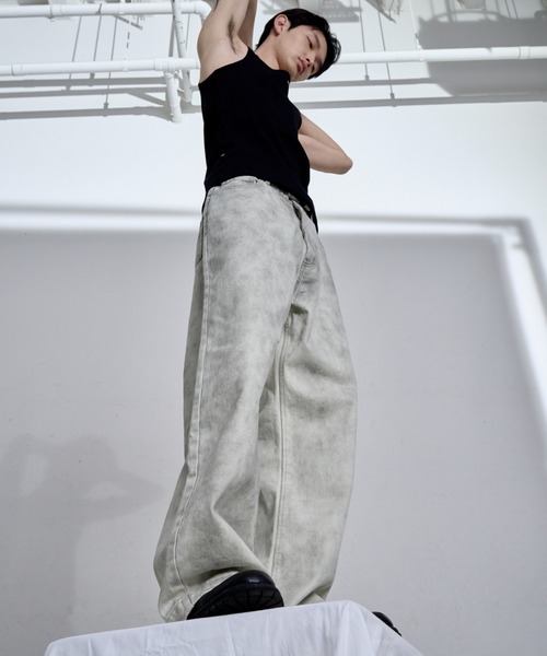 THE CLE（ザクレ）の「CORE STRAIGHT DENIM / コアストレートデニム（デニムパンツ・メンズ・ホワイト/ブラック/ブルー・SMALL/MEDIUM/LARGE）」の19枚目の写真