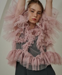 LE'RURE（リルアー）の「Fluffy tulle tops（チューブトップ）」