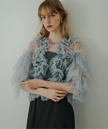Fluffy tulle tops