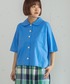 POU DOU DOU（プードゥドゥ）の「衿つき羽織りトップス（Tシャツ/カットソー・3）」