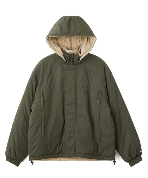 X-girl(エックスガール)の「FACE EMBROIDERED PATCH REVERSIBLE JACKET(その他アウター・レディース・ネイビー/ブラック/オリーブ・S/M)」の15枚目の写真