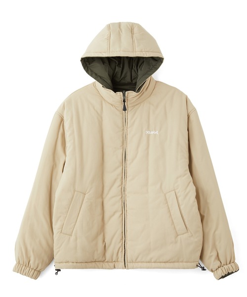 X-girl(エックスガール)の「FACE EMBROIDERED PATCH REVERSIBLE JACKET(その他アウター・レディース・ネイビー/ブラック/オリーブ・S/M)」の16枚目の写真