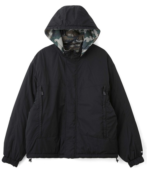 X-girl(エックスガール)の「FACE EMBROIDERED PATCH REVERSIBLE JACKET(その他アウター・レディース・ネイビー/ブラック/オリーブ・S/M)」の19枚目の写真