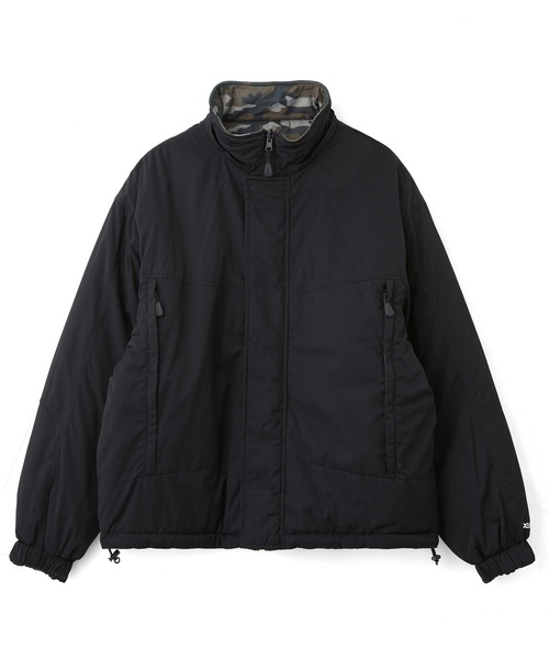 X-girl(エックスガール)の「FACE EMBROIDERED PATCH REVERSIBLE JACKET(その他アウター・レディース・ネイビー/ブラック/オリーブ・S/M)」の20枚目の写真