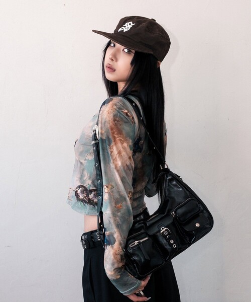Subciety(サブサエティ)の「Angel sheer tops(Tシャツ/カットソー・レディース・マルチ/ブラック・FREE)」の21枚目の写真