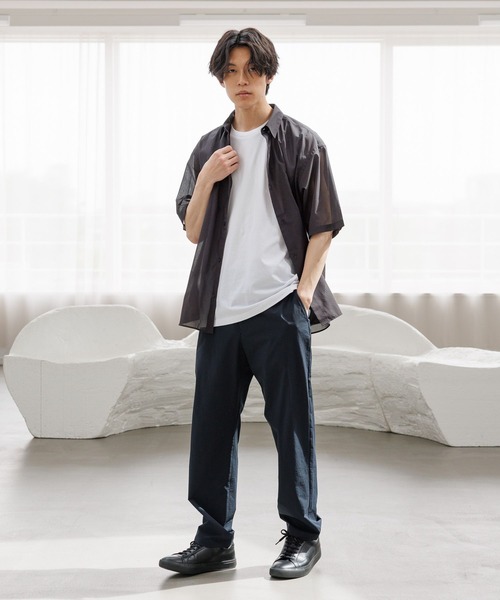 GLOBAL WORK(グローバルワーク)の「エアかるイージーパンツ2/663588(その他パンツ・メンズ・ネイビー/キャメル/ブラック/オフホワイト/チャコールグレー・MEDIUM/LARGE/SMALL/X-LARGE)」の22枚目の写真