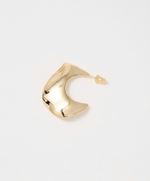 UNITED ARROWS(ユナイテッドアローズ)の「ウェイビー メタル ピアス(ピアス(両耳用)・レディース・シルバー/ゴールド・FREE)」の3枚目の写真