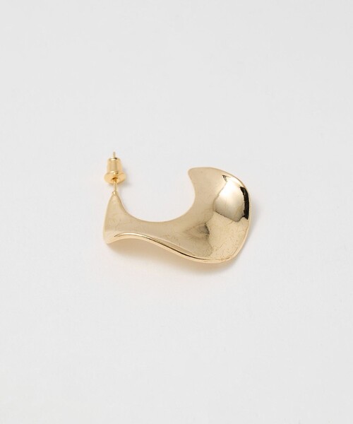 UNITED ARROWS(ユナイテッドアローズ)の「ウェイビー メタル ピアス(ピアス(両耳用)・レディース・シルバー/ゴールド・FREE)」の4枚目の写真
