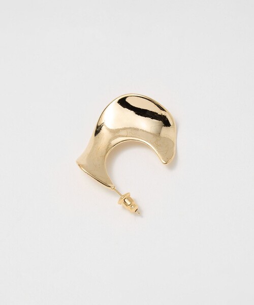 UNITED ARROWS(ユナイテッドアローズ)の「ウェイビー メタル ピアス(ピアス(両耳用)・レディース・シルバー/ゴールド・FREE)」の5枚目の写真
