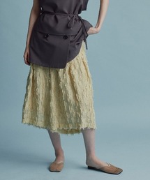 W:Huku（フーク）の「【W:Huku / コットンフリンジジャガード】バミューダ ハーフ パンツ / Cotton Fringe Jacquard Bermuda Shorts（その他パンツ）」