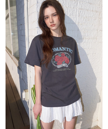Romantic Graphic T-Shirt, Charcoal
