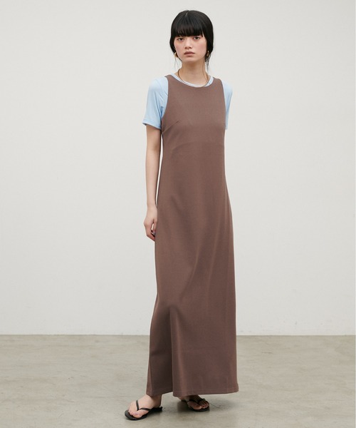LARUTA（ラルータ）の「【LARUTA】［Web限定］マットポンチアメスリワンピ（ワンピース・レディース・ブラック/ブラウン/アイボリー・FREE）」の19枚目の写真