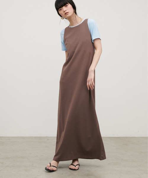 LARUTA（ラルータ）の「【LARUTA】［Web限定］マットポンチアメスリワンピ（ワンピース・レディース・ブラック/ブラウン/アイボリー・FREE）」の18枚目の写真
