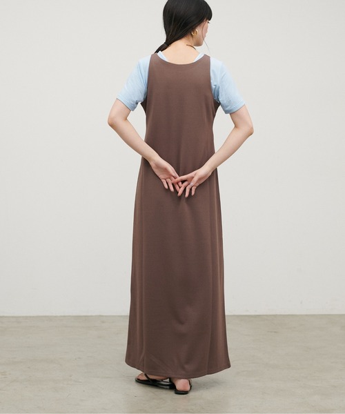 LARUTA（ラルータ）の「【LARUTA】［Web限定］マットポンチアメスリワンピ（ワンピース・レディース・ブラック/ブラウン/アイボリー・FREE）」の17枚目の写真
