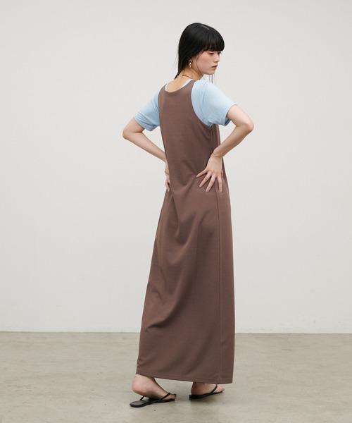 LARUTA（ラルータ）の「【LARUTA】［Web限定］マットポンチアメスリワンピ（ワンピース・レディース・ブラック/ブラウン/アイボリー・FREE）」の16枚目の写真