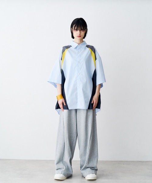 SeeSew(シーソー)の「【UNISEX】MULTI COLOR H/S SHIRTS/マルチカラーショートスリーブシャツ(シャツ/ブラウス・メンズ・サックスブルー/ネイビー・M/L)」の21枚目の写真
