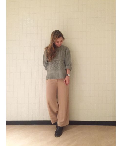 Kastane（カスタネ）の「スカーチョ（その他パンツ・レディース・グレー/ピンクベージュ/ブラック・FREE）」の13枚目の写真