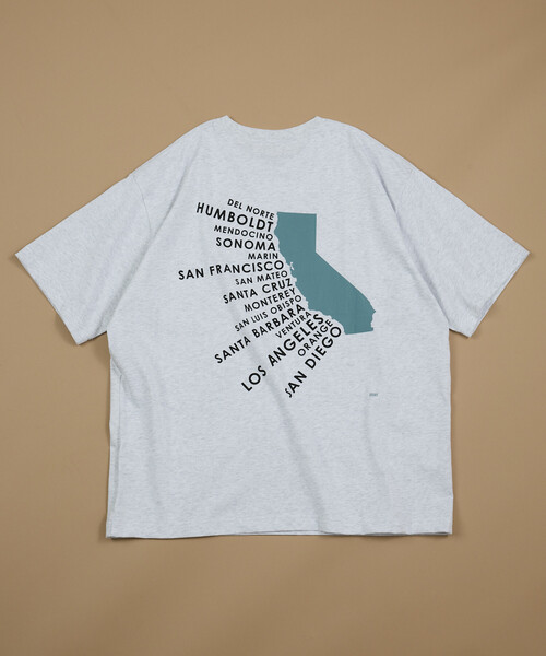FREAK'S STORE(フリークスストア)の「GREENROOM GALLERY × FREAK'S STORE / グリーンルームギャラリー 別注 Orange&Park 半袖Tシャツ(Tシャツ/カットソー・メンズ・チャコールグレー/ライトグレー・MEDIUM/LARGE)」の9枚目の写真