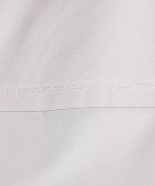 GALLORIA(ギャローリア)の「【接触冷感】裾シアープルオーバー(Tシャツ/カットソー・レディース・ネイビー/グレー/ホワイト・LL/L/M/S)」の5枚目の写真