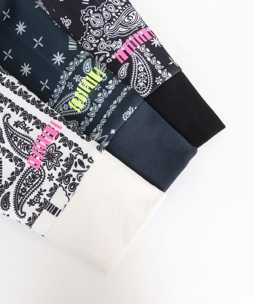 felkod(フィルコッド)の「mpa4149- Bandana Print Snap Front Scuba Hoodie スナップパーカー(F26A010)(パーカー・メンズ・ホワイト×ブラック/ブラック×ホワイト/ネイビー×ホワイト・S/M/L)」の17枚目の写真