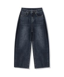 BASIC LABEL（ベーシックラベル）の「Drop side pintuck washed denim pants 6 Color [BLBD_4501]（デニムパンツ）」