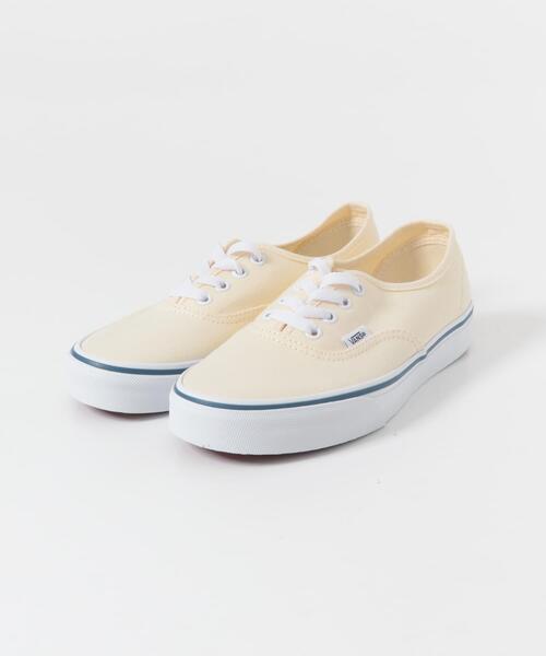 VANS(バンズ)の「VANS UA AUTHENTIC(スニーカー・レディース・ホワイト・6)」の1枚目の写真