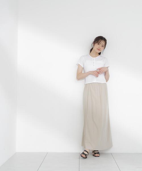 PROPORTION BODY DRESSING(プロポーションボディドレッシング)の「<a>テクスチャーカーディガン / 1216269700(Tシャツ/カットソー・レディース・ボルドー/ホワイト/レッド・FREE)」の8枚目の写真