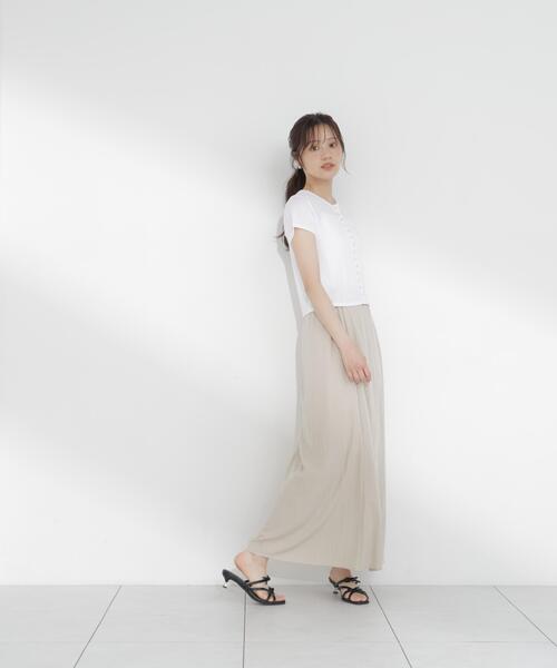 PROPORTION BODY DRESSING(プロポーションボディドレッシング)の「<a>テクスチャーカーディガン / 1216269700(Tシャツ/カットソー・レディース・ボルドー/ホワイト/レッド・FREE)」の10枚目の写真