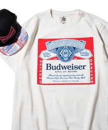C.E.L.STORE（セルストア）の「THRIFTY LOOK / スリフティールック BUDWEISER LOGO TEE バドワイザー ロゴ Tシャツ（Tシャツ/カットソー）」
