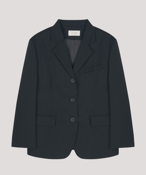 THE LILLE(ザ リル)の「Spring wool jacket_black(その他アウター・レディース・その他・FREE)」の2枚目の写真