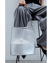 新品　BEAUTY&YOUTH メッシュ ショルダーバッグ シルバー　トート メッシュトート」に該当するシルバー/銀色系のファッション通販 - ZOZOTOWN