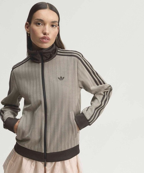 adidas(アディダス)の「トラックトップ OG ツイード / ジャージ / トラックジャケット / アディダスオリジナルス adidas Originals(ジャージ・レディース・ブラウン・MEDIUM/SMALL/X-SMALL/3XL/XX-LARGE/X-LARGE/LARGE)」の5枚目の写真