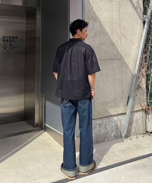 CIAOPANIC（チャオパニック）の「ハーフスリーブメッシュシャツ（シャツ/ブラウス・メンズ・ブラック/ホワイト・MEDIUM/LARGE）」の16枚目の写真