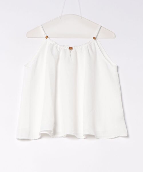Ritzy(リッツィー)の「ビーズ&リボン・2WAYキャミソール(キャミソール・レディース・ブラック/ホワイト・LARGE/MEDIUM)」の6枚目の写真