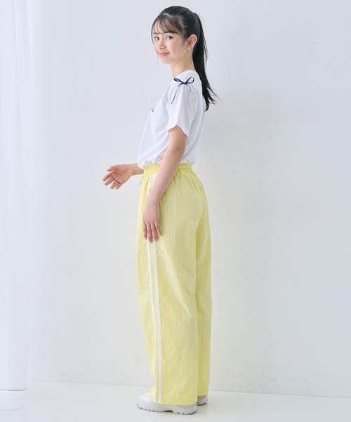 Amourire girl(アムリールガール)の「カラーナイロンパンツ カラーパンツ ロングパンツ シャカシャカ(その他パンツ・キッズ・ピンク/サックスブルー/イエロー・160cm/140cm/130cm/150cm)」の18枚目の写真