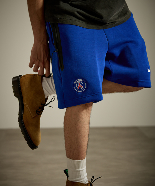 NIKE(ナイキ)の「【NIKE / ナイキ】PSG M NK TCH FLC SHORT(その他パンツ・メンズ・ネイビー・SMALL/MEDIUM/LARGE)」の1枚目の写真