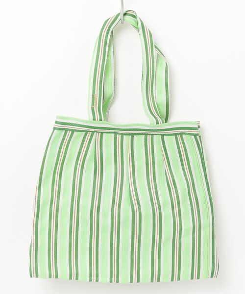 MAISON mou（メゾンムー）の「【Swaraj/スワラージ】タックチュールTOTE（トートバッグ・レディース・ブラック/パープル/オレンジ/グリーン・FREE）」の3枚目の写真