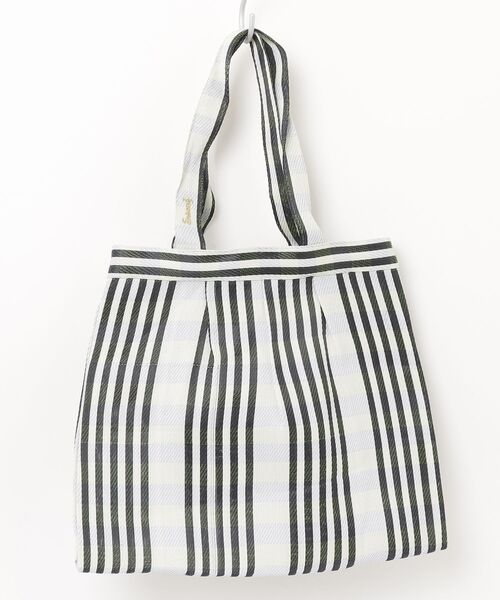 MAISON mou（メゾンムー）の「【Swaraj/スワラージ】タックチュールTOTE（トートバッグ・レディース・ブラック/パープル/オレンジ/グリーン・FREE）」の2枚目の写真