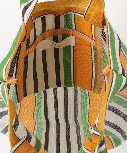 MAISON mou（メゾンムー）の「【Swaraj/スワラージ】タックチュールTOTE（トートバッグ・レディース・ブラック/パープル/オレンジ/グリーン・FREE）」の7枚目の写真