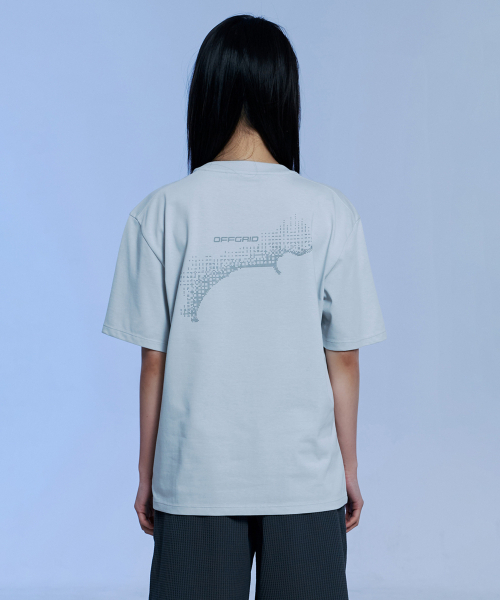 OFFGRID(オフグリッド)の「ブリジェックスエアロクールニスコーストライン半袖Tシャツ-ライトグレー(Tシャツ/カットソー・メンズ・その他・MEDIUM/LARGE/X-LARGE/SMALL)」の5枚目の写真