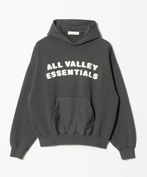 FOG ESSENTIALS(エフオージーエッセンシャルズ)の「<FEAR OF GOD ESSENTIALS>90S フーディー(パーカー・メンズ・ダークグレー/ナチュラル・L/M/S/XS)」の2枚目の写真