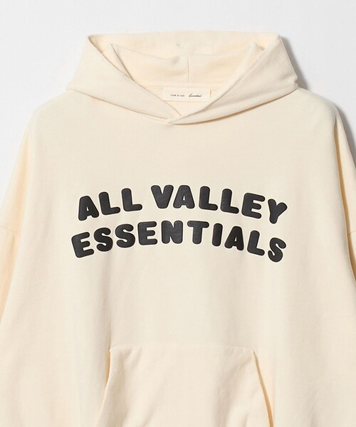 FOG ESSENTIALS(エフオージーエッセンシャルズ)の「<FEAR OF GOD ESSENTIALS>90S フーディー(パーカー・メンズ・ダークグレー/ナチュラル・L/M/S/XS)」の14枚目の写真