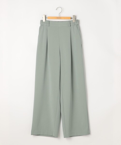 NOLLEY’S(ノーリーズ)の「ウォッシャブルシャンブレーツイルワイドパンツ(その他パンツ・レディース・ベージュ/ブラック/ブラウン/ミント・38/36/34)」の14枚目の写真