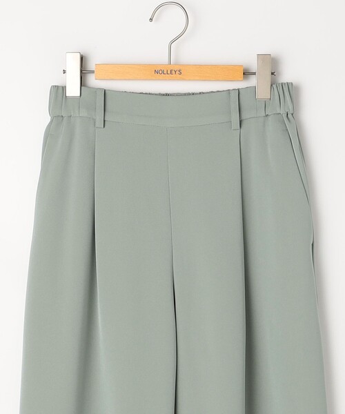 NOLLEY’S(ノーリーズ)の「ウォッシャブルシャンブレーツイルワイドパンツ(その他パンツ・レディース・ベージュ/ブラック/ブラウン/ミント・38/36/34)」の15枚目の写真